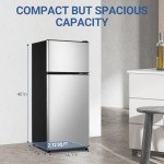 Rosmena 4.0 Cu.Ft Compact Refrigerator with Freezer