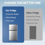 Rosmena 4.0 Cu.Ft Compact Refrigerator with Freezer