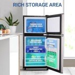 Rosmena 4.0 Cu.Ft Compact Refrigerator with Freezer