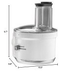 KitchenAid KSM1FPA Standard Food Processor - White