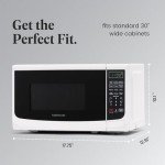 Farberware Retro Microwave Oven with Child Lock