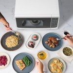 Farberware Retro Microwave Oven with Child Lock