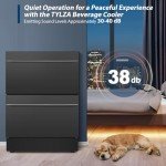 Tylza 24-Inch Under Counter Beverage Fridge
