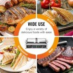 VEVOR 3600W Stainless Steel Panini Grill & Press