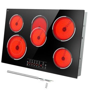 Traenvir 30” Electric Cooktop with 5 Burners