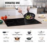 VEVOR 30-Inch Electric Stove Top with Touch Control