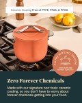 Caraway 2 Qt Petite Cooker - Ceramic Pot - Gray