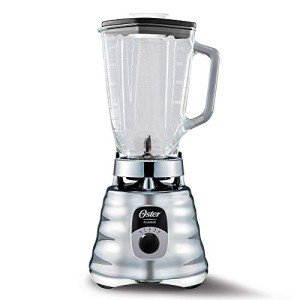 Oster 3-Speed Chrome Blender with Glass Jar