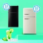 DEMULLER 2.4 Cu.Ft Mini Fridge with Freezer