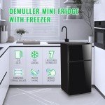 DEMULLER 2.4 Cu.Ft Mini Fridge with Freezer