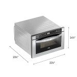 KoolMore 24-Inch Stainless Steel Microwave Drawer