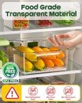 KEMETHY 11-Piece Stackable Fridge Organizer Set