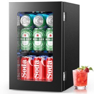 Electactic Mini Beverage Refrigerator for Home & Office