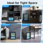 Electactic Mini Beverage Refrigerator for Home & Office