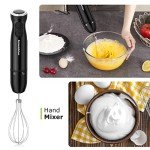 Bonsenkitchen 12-Speed Immersion Hand Blender Set
