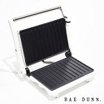 Rae Dunn 750W 2-Slice Panini Maker - Cream