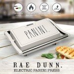 Rae Dunn 750W 2-Slice Panini Maker - Cream