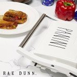 Rae Dunn 750W 2-Slice Panini Maker - Cream