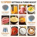 KOIOS 1000W 3-in-1 Immersion Blender with Turbo Mode