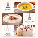 KOIOS 1000W 3-in-1 Immersion Blender with Turbo Mode