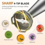 KOIOS 1000W 3-in-1 Immersion Blender with Turbo Mode