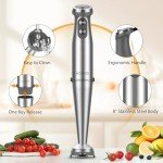 KOIOS 1000W 3-in-1 Immersion Blender with Turbo Mode