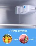BINMIT 4.0 Cu.Ft Retro Compact Refrigerator with Freezer
