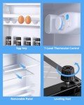 BINMIT 4.0 Cu.Ft Retro Compact Refrigerator with Freezer