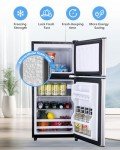 BINMIT 4.0 Cu.Ft Retro Compact Refrigerator with Freezer