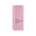 7 Cu Ft Retro Bottom Freezer Refrigerator (Pink)
