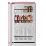 7 Cu Ft Retro Bottom Freezer Refrigerator (Pink)