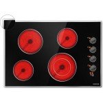 Noxton 30" Electric Cooktop with Knob Control