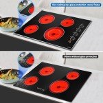 Noxton 30" Electric Cooktop with Knob Control