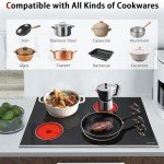 Noxton 30" Electric Cooktop with Knob Control