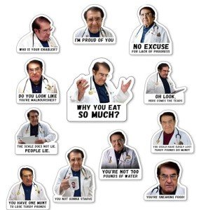 Funny Dr. Now Magnet Set - 12 Motivational Pieces