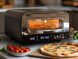 Cobuy 1700W Electric Pizza Oven with Pizza Stone