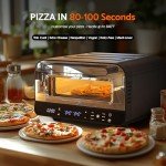 Cobuy 1700W Electric Pizza Oven with Pizza Stone