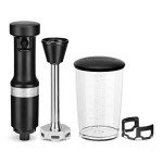 KitchenAid Matte Black Corded Hand Blender KHBV53