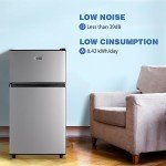 WANAI 3.5 Cu.Ft Mini Fridge with Freezer