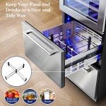 BODEGA 24-Inch Dual Zone Wine and Beverage Cooler