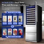BODEGA 24-Inch Dual Zone Wine and Beverage Cooler