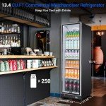 BODEGACOOLER 12.5 Cu.Ft Glass Door Refrigerator