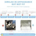 Lower Dishrack Assembly for Kenmore & Frigidaire