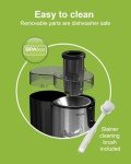 SiFENE Silver Juicer with Large 3” Feed Chute