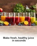 SiFENE Silver Juicer with Large 3” Feed Chute