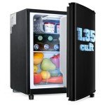 Anypro Mini Fridge with Freezer - Compact & Quiet