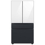 SAMSUNG Matte Black Steel 4-Door Refrigerator Panel