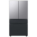SAMSUNG Matte Black Steel 4-Door Refrigerator Panel