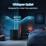 Anypro Mini Fridge with Freezer - Compact & Quiet