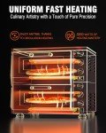 PYY Double Deck Commercial Pizza Oven with Timer